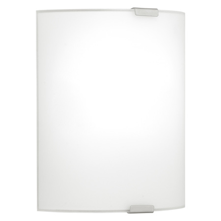 EGLO 1x100W Wall Light w/ Chrome Finish & Satin Glass 84028A